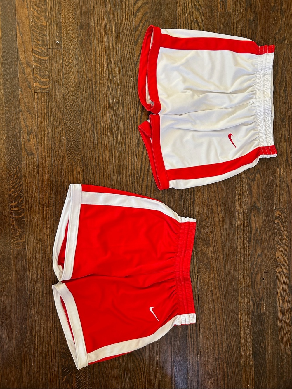 Nike KRed and White Athletic Shorts Set